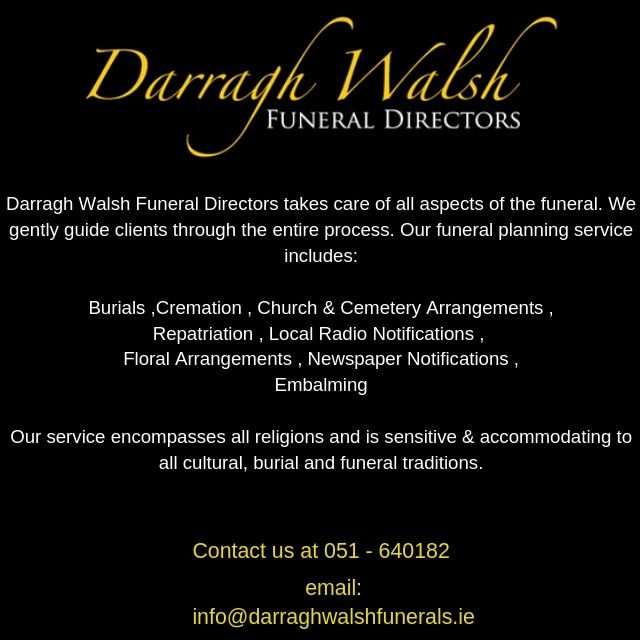 Darragh Walsh Funeral Directors